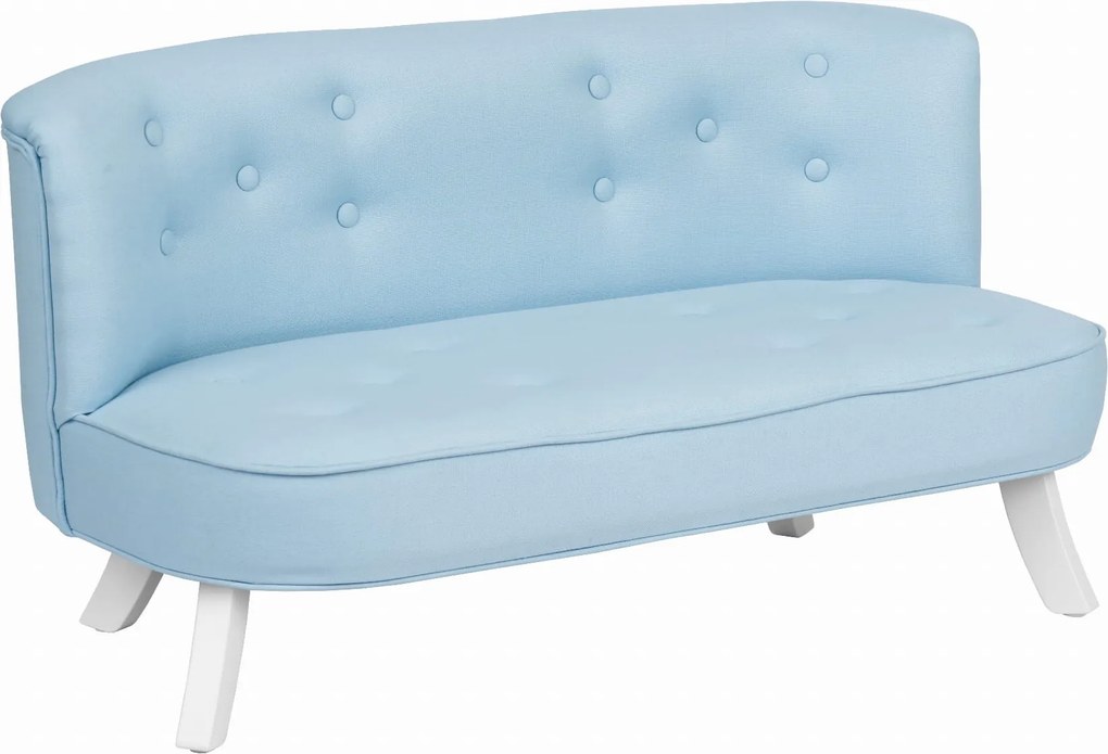 Nierozkładana sofa dziecięca Somebunny len
