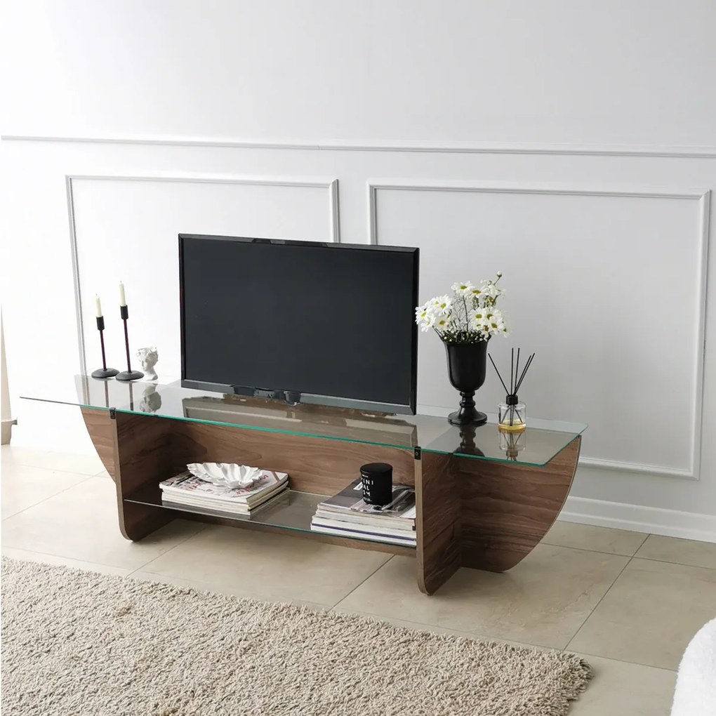 Stolik TV Lily Walnut