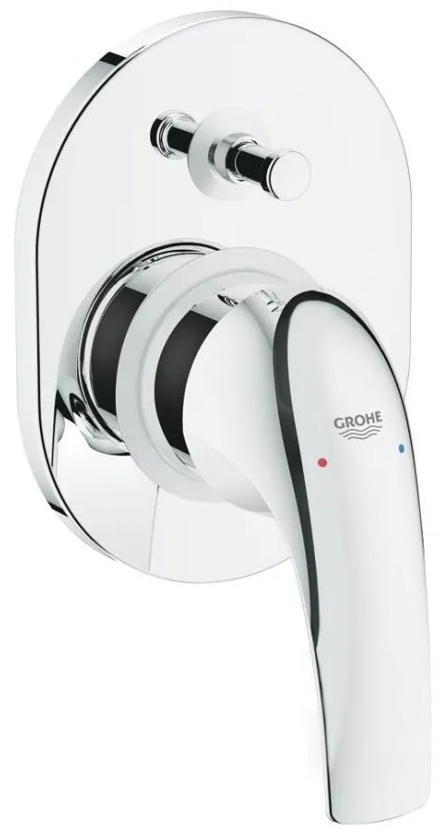 GROHE 29043000 - Bateria wannowa EUROCUBE, chrom błyszczący