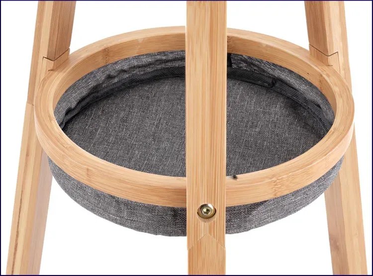 Bambusowy wieszak stojący T5-P14