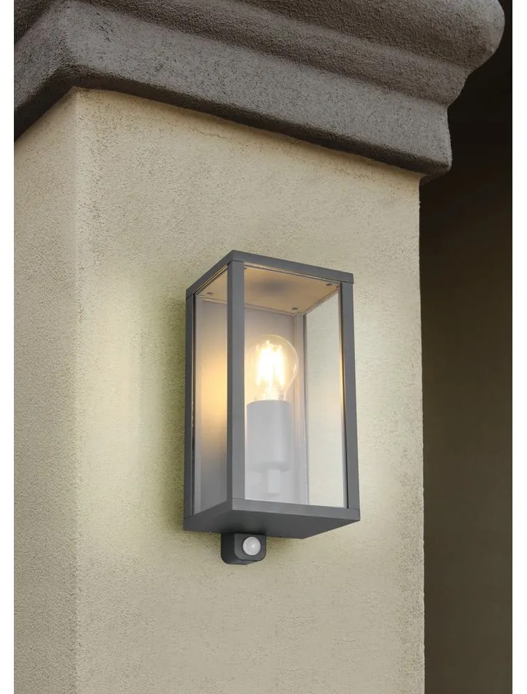 Lampa zewnętrzna z czujnikiem ruchu (wysokość 29 cm) Garonne – Trio