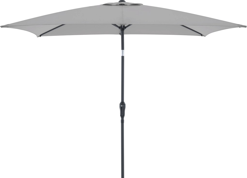 Doppler LIFE parasol ogrodowy 250 x 200 cm jasnoszary