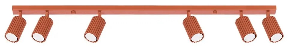 Ceglasta lampa punktowa 6,5x117 cm Gleam – Sollux