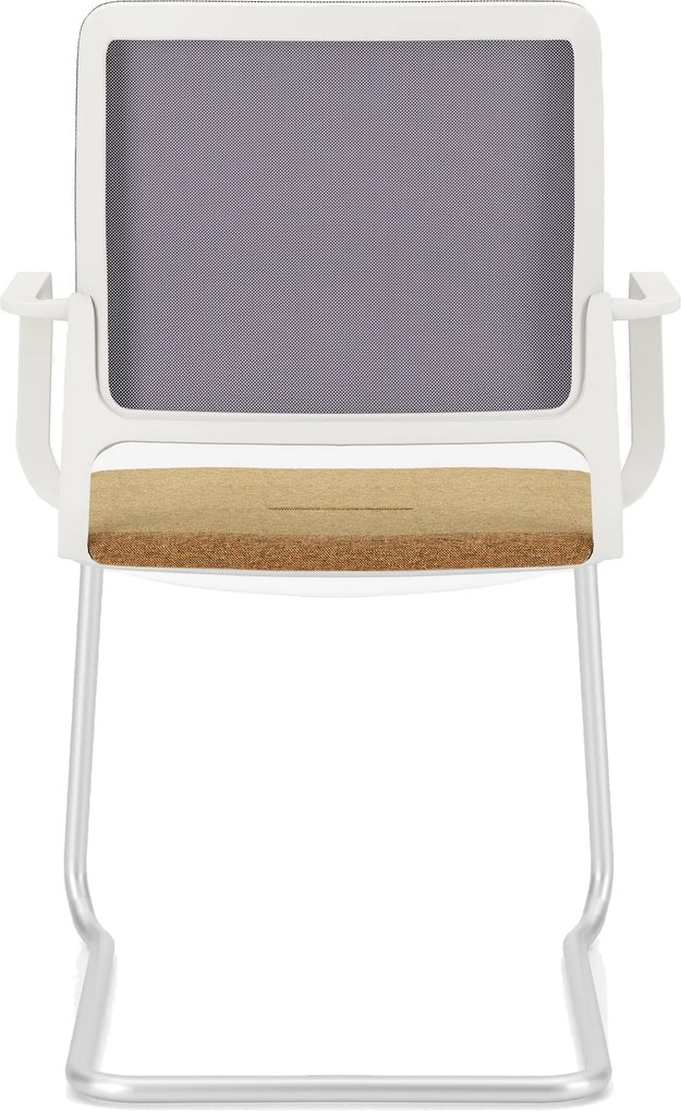 Krzesło konferencyjne na płozie Xilium Frame Chair CF Mesh oparcie siatkowe
