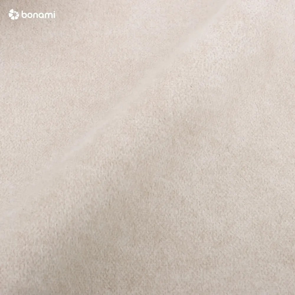 Beżowe tapicerowane łóżko ze stelażem 90x200 cm Tulsa – Ropez