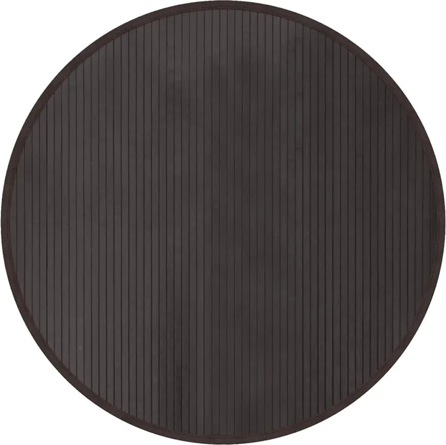 Ciemnobrązowy stylowy dywanik 100 cm Z3-D68