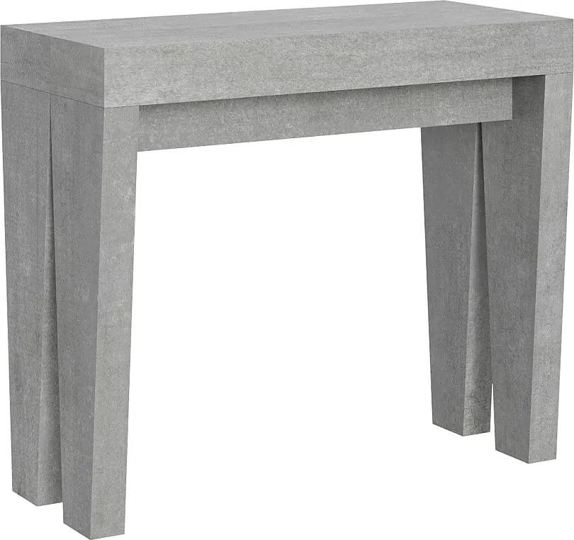 Konsola rozkładana 90x40/196 cm Spimbo Small Cementu