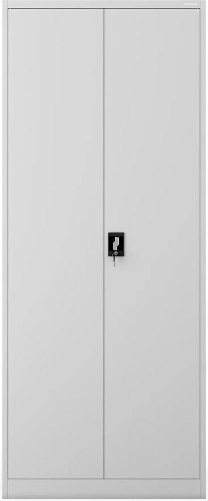 Szafa biurowa metalowa wysoka na dokumenty szara, 900x2200x400 mm: JAN H2200