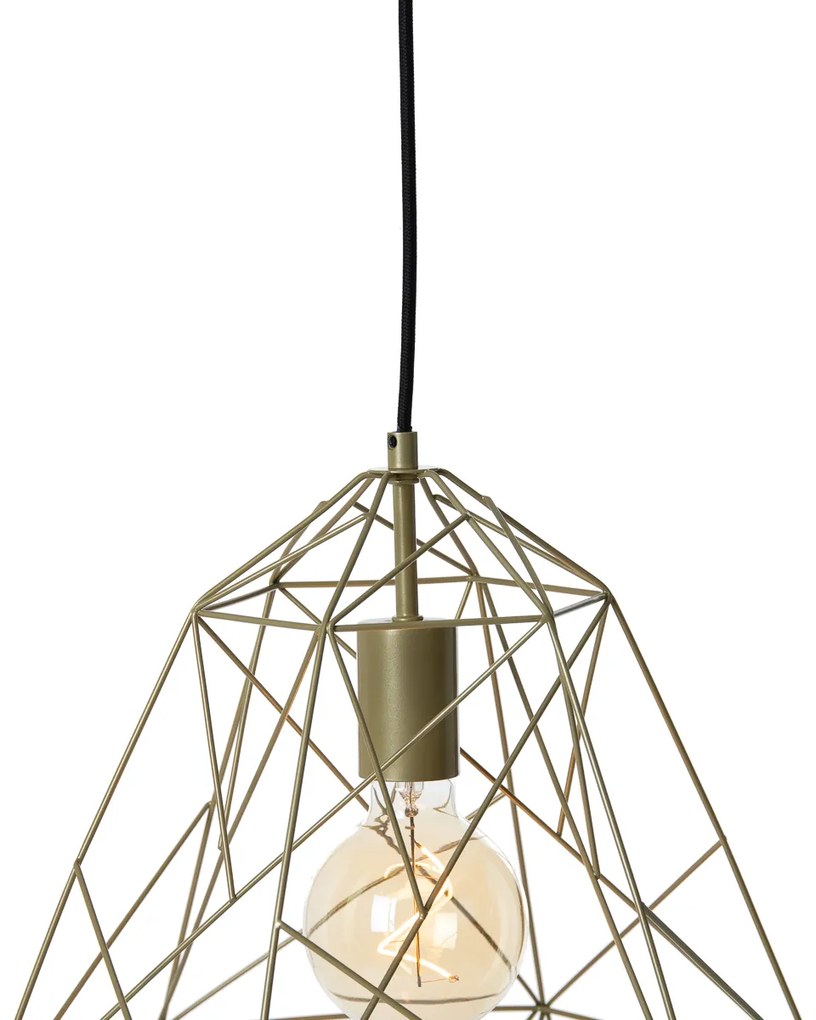 Industrialna lampa wisząca złota - Framework Basic Nowoczesny Oswietlenie wewnetrzne