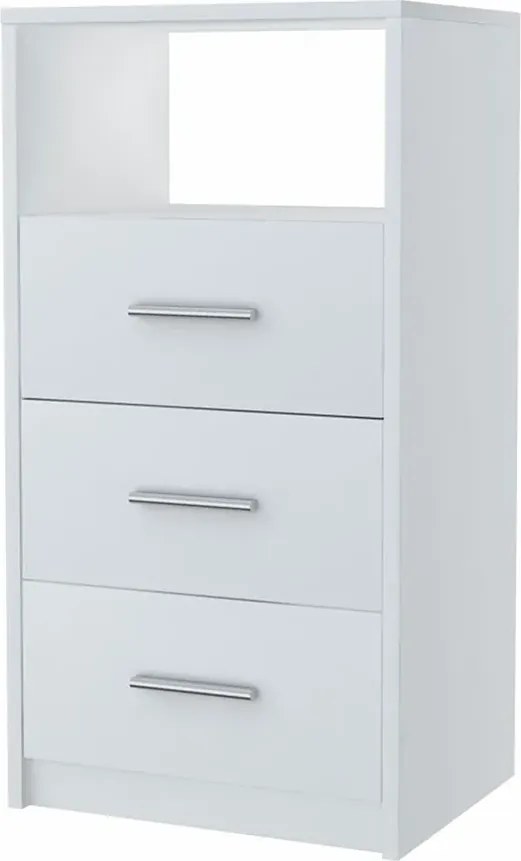 Wysoka biała komoda Z8-S19