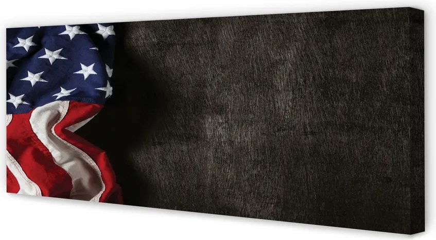 Obraz drukowany na płótnie Flaga Ameryki