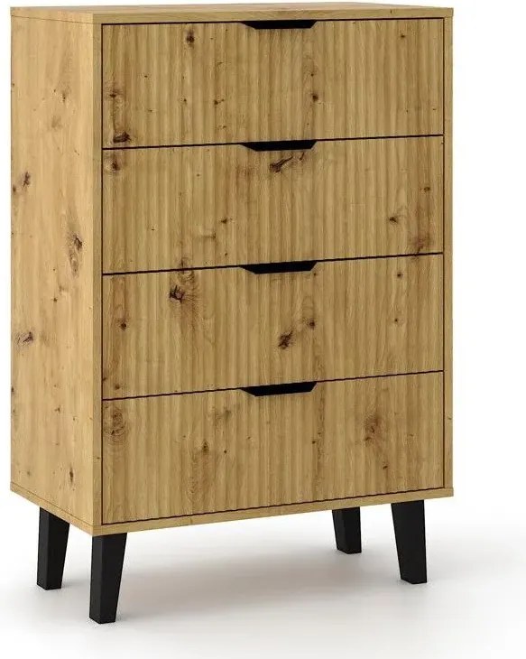 Stylowa komoda na nóżkach dąb artisan Z8-M30