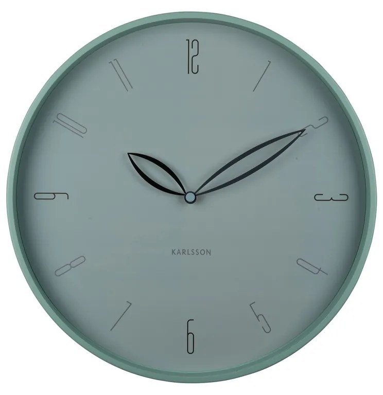Karlsson 6012BL designerski zegar ściennyniebieski, średnica 40 cm