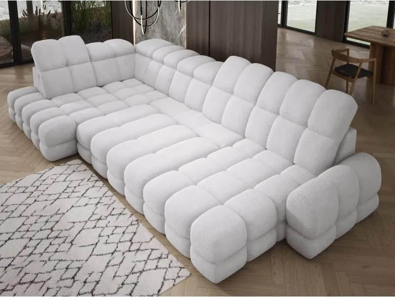 Narożnik TOLLO XL Lewostronny Elektryczna regulacja Tkanina ANTHOLOGY 15 WERSAL