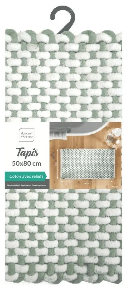 Zielony dywanik łazienkowy 50x80 cm Rafael – douceur d'intérieur