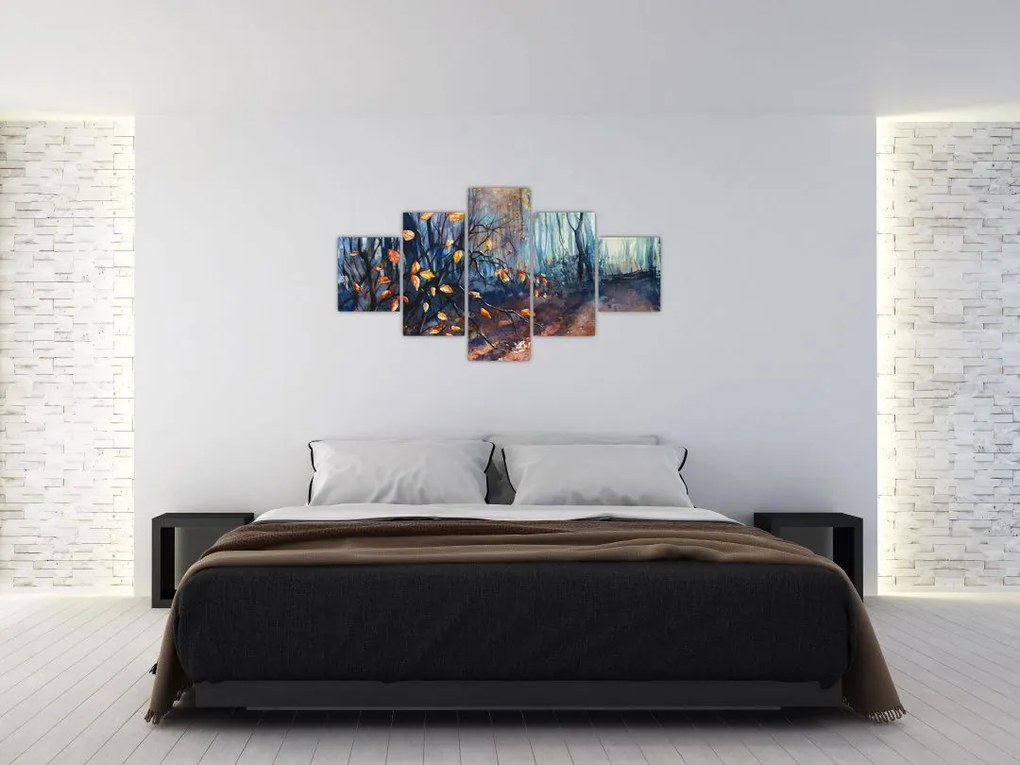 Obraz - Promienie jesiennego słońca (125x70 cm)
