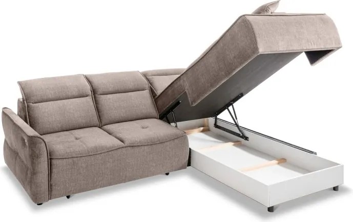 Narożnik MURILLO L Prawostronny z elektryczną regulacją siedziska w tkaninie VOGUE 02 WERSAL