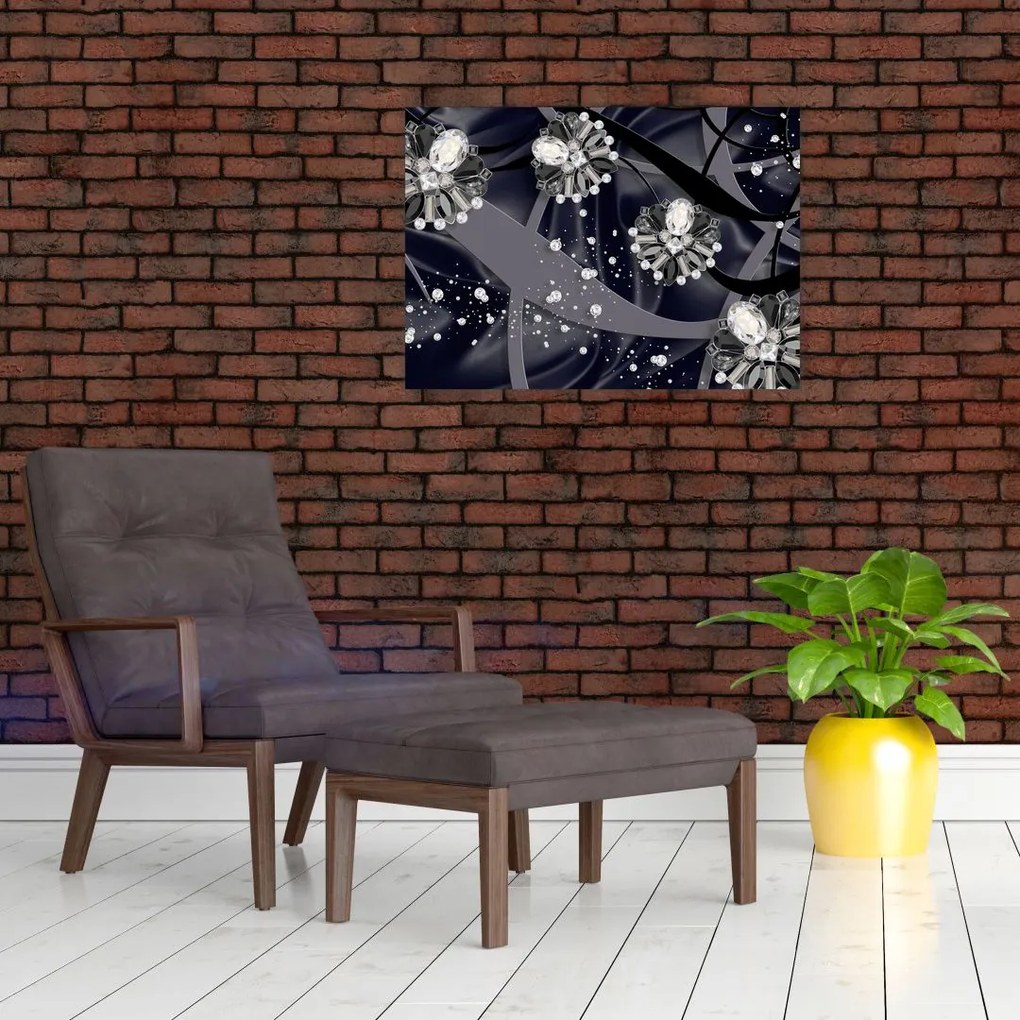 Obraz - Diamenty w pomieszczeniu (70x50 cm)