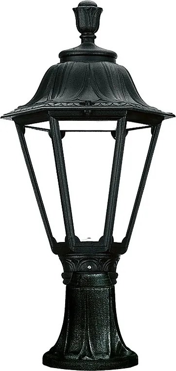 Lampa zewn?trzna INDURA MEDIUM 6 w stylu klasycznym - Wysoko?? 53 cm - E27 42W - ?ywica - IP55 - czarny