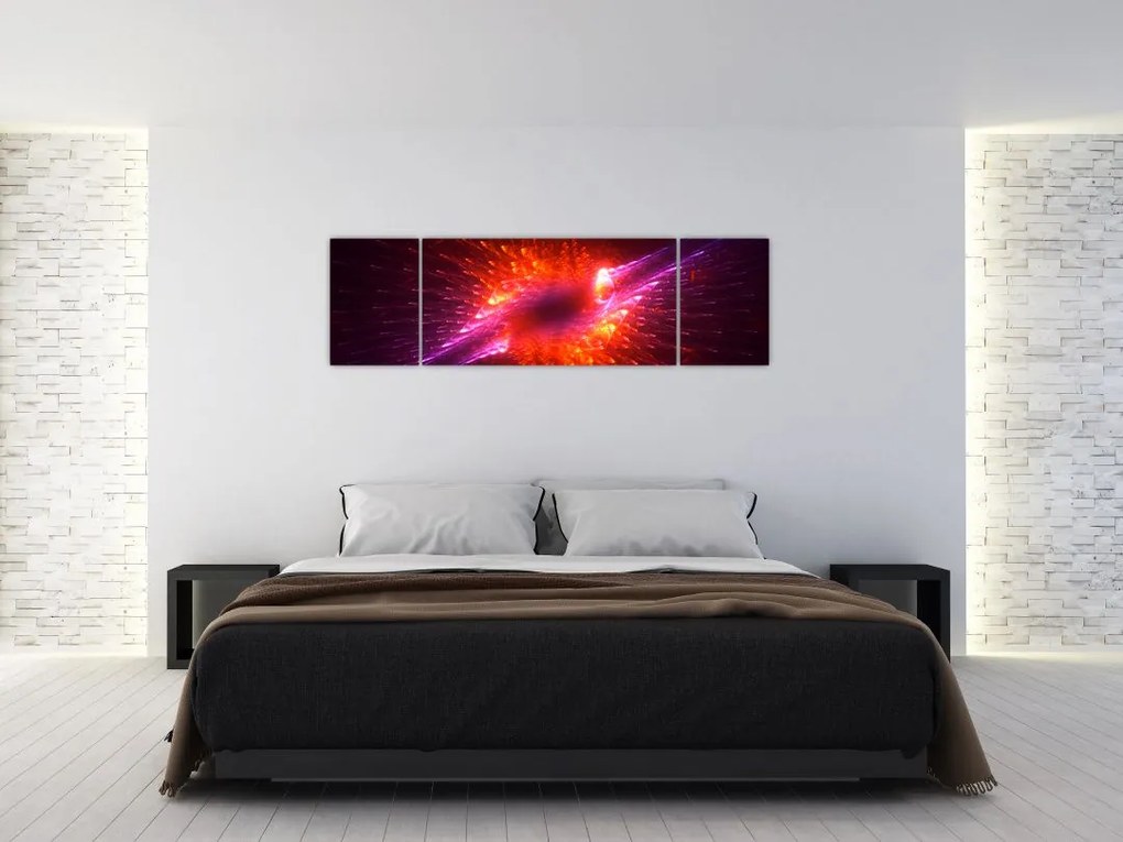 Obraz współczesnej ciernistej abstrakcji (170x50 cm)
