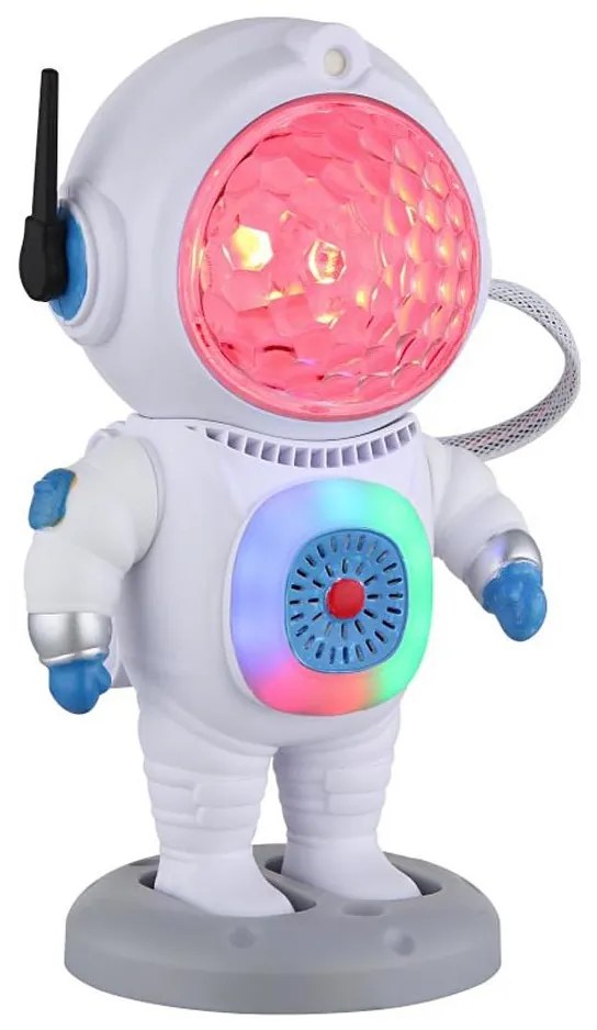 Globo 28084 - Lampa stołowa LED RGB COSMO LED/6W/5V astronauta biała
