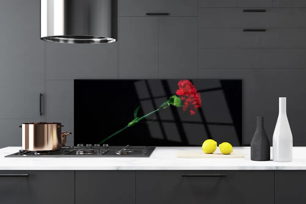 Szkło do Kuchni na Ścianę Subtelny Pączek Kwiatu