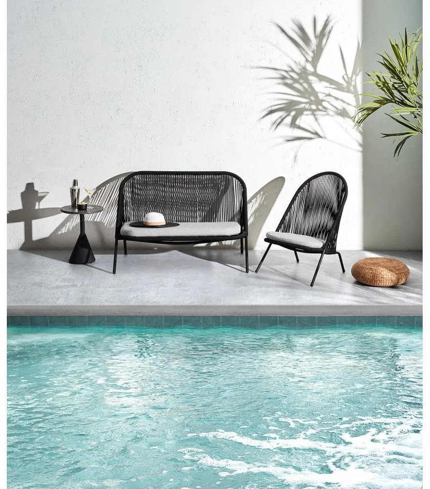 Okrągły stolik ogrodowy z blatem z terrazzo ø 40 cm Melano – Kave Home