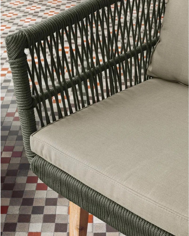 Zestaw mebli ogrodowych z drewna akacji Kave Home Inti