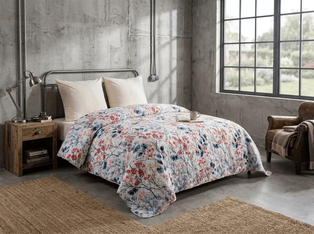 Narzuta na łóżko BERIVELLE, kolorowa Rozmiar: 220 x 240 cm