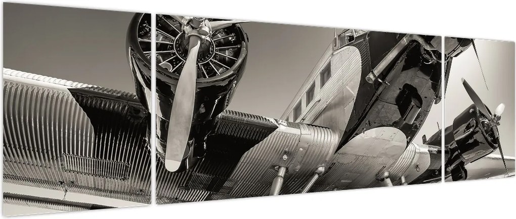 Obraz - Historyczne samoloty (170x50 cm)