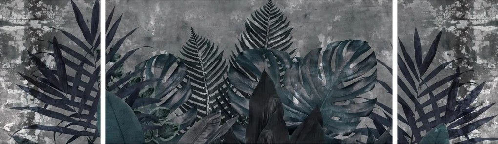 Obraz - Liście palmowe (170x50 cm)