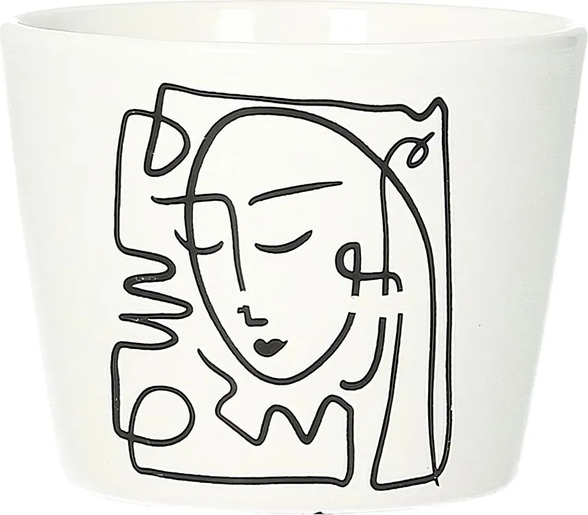 Osłona na doniczkę Face II 8cm