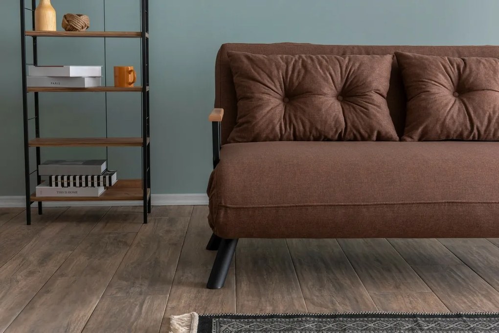 Sofa rozkładana Sando 2 jasny brąz