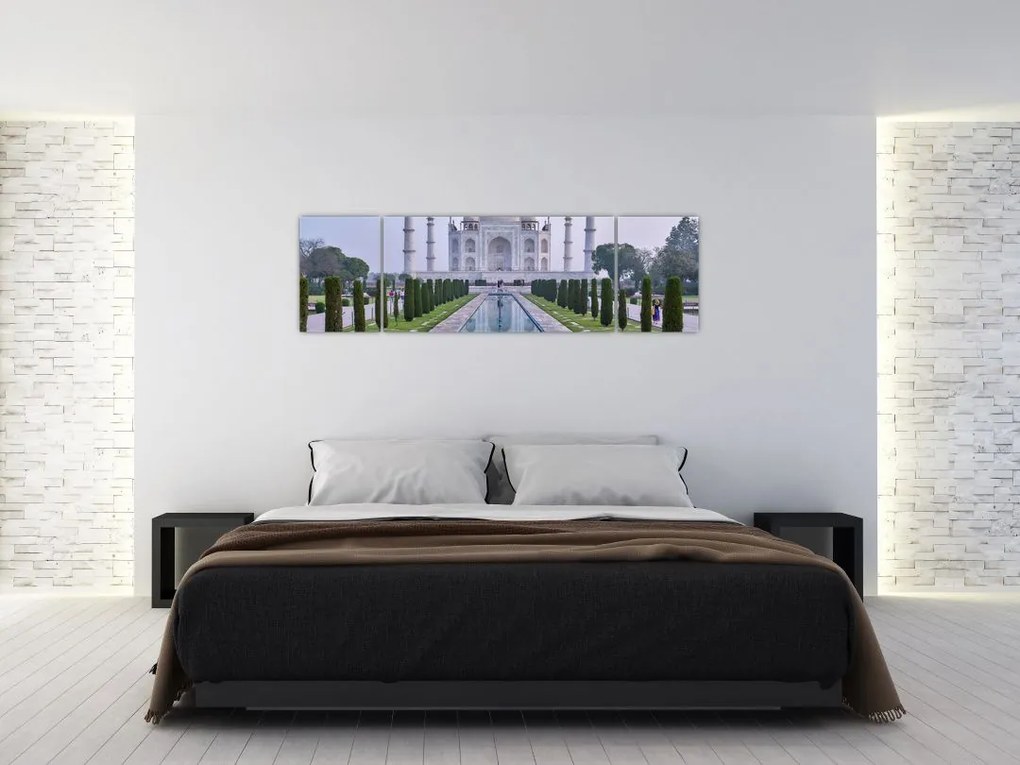 Obraz - Taj Mahal o wschodzie słońca (170x50 cm)