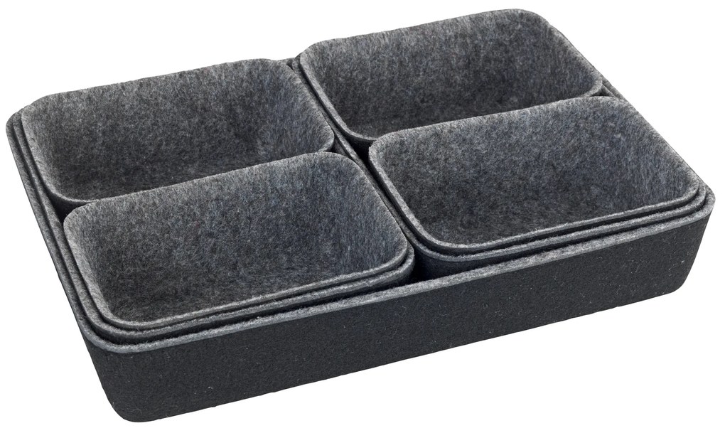 Organizery filcowe do szuflad, 7 sztuk, WENKO