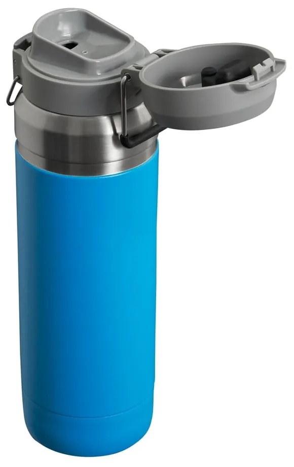 Niebieska butelka termiczna ze stali nierdzewnej 1,06 l QUICK FLIP Azure – Stanley