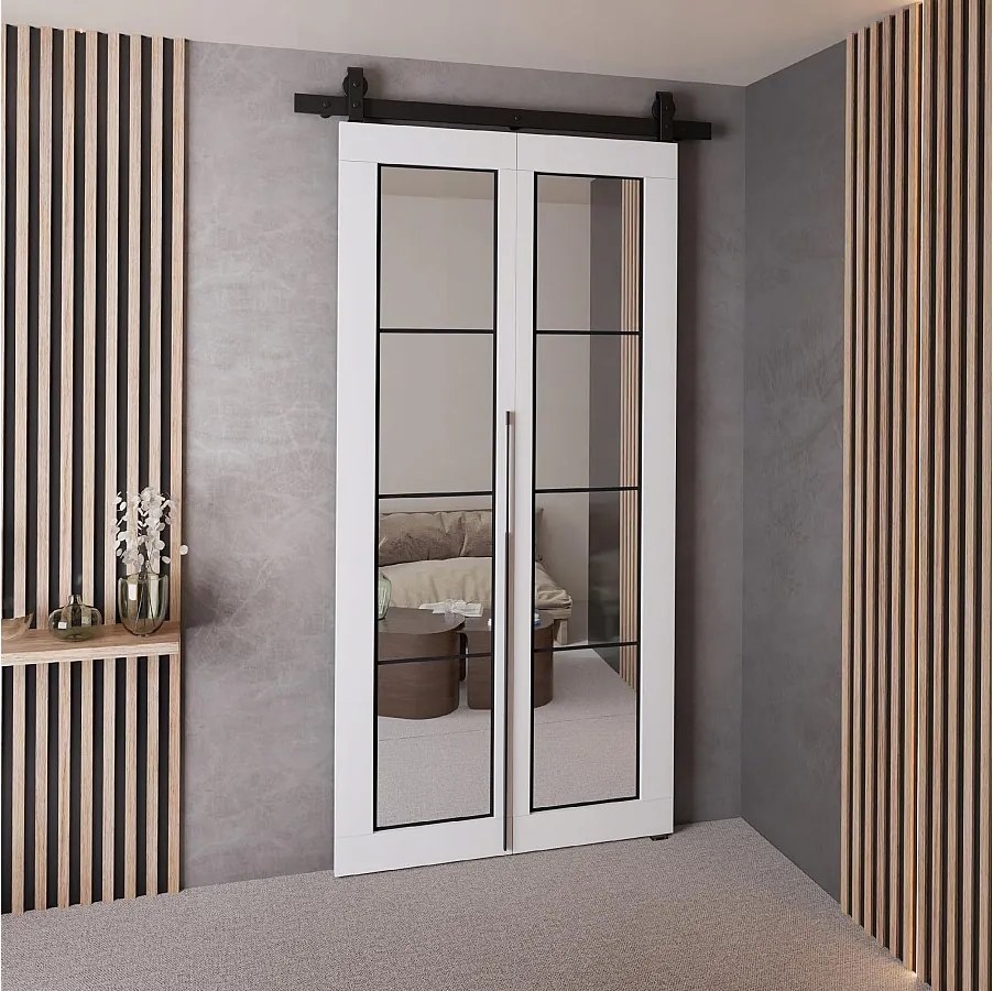 Drzwi Przesuwne QUDIO M5 Biały 80