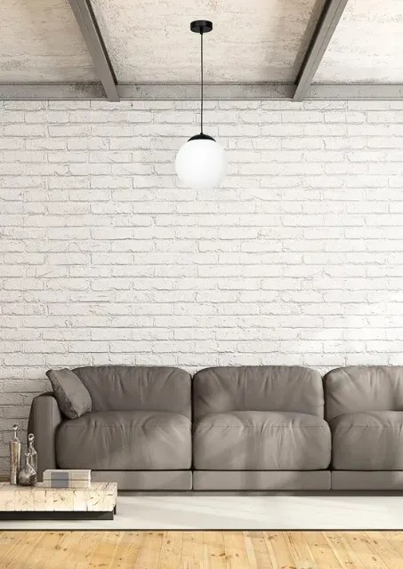 Metalowa czarna lampa wisząca E4-B82