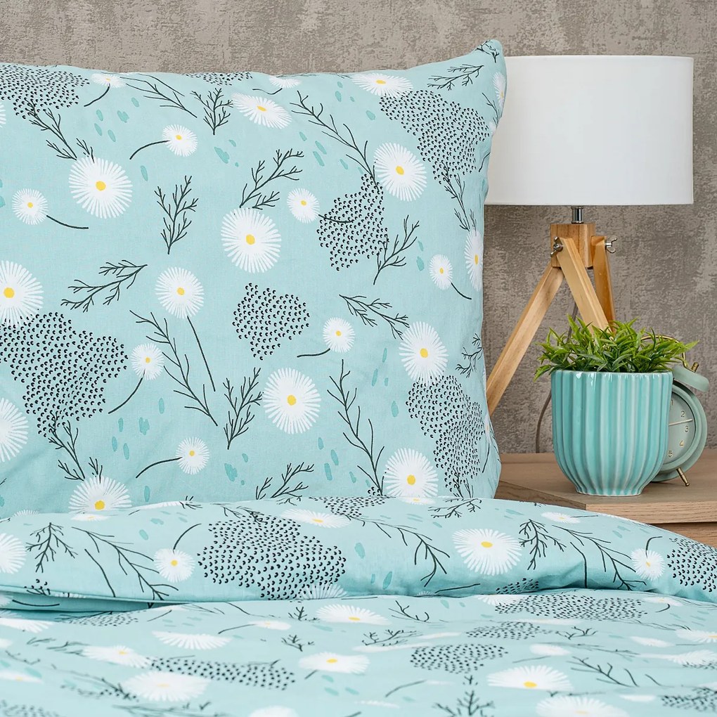 4Home Pościel bawełniana Chamomile, 140 x 200 cm, 70 x 90 cm
