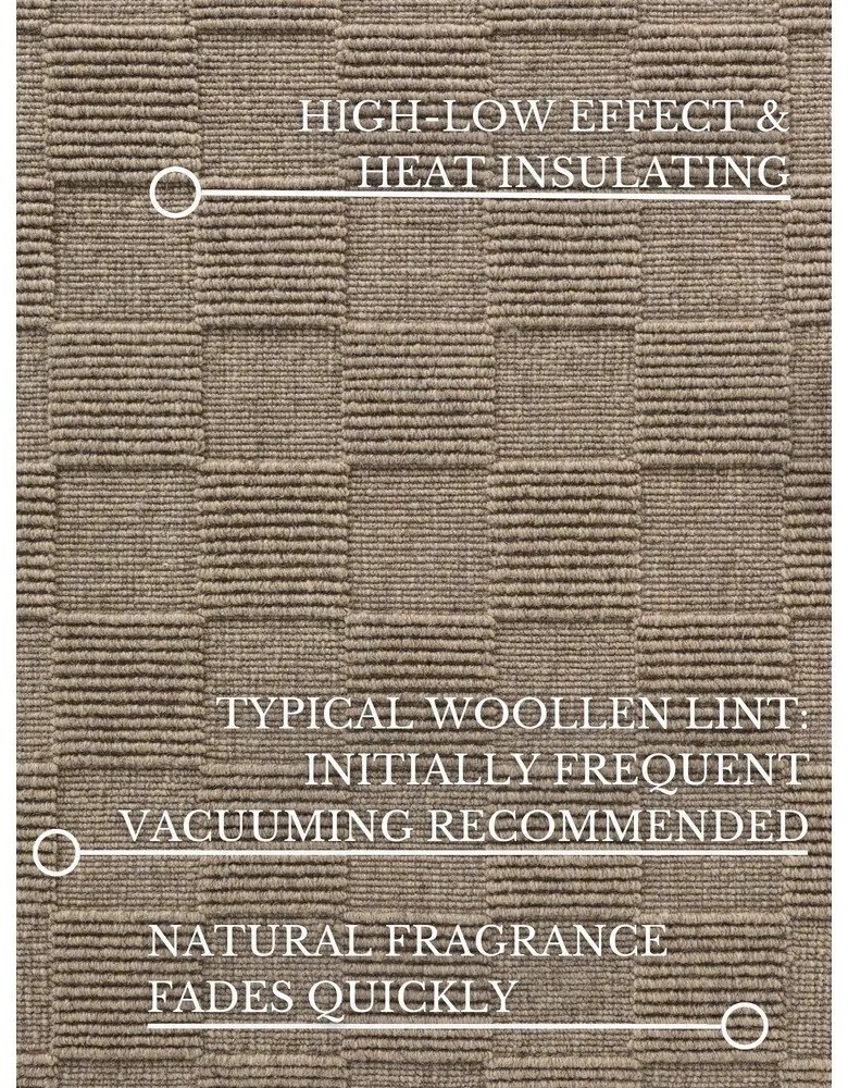 Beżowy wełniany dywan tkany ręcznie 160x230 cm Scala – Villeroy&Boch