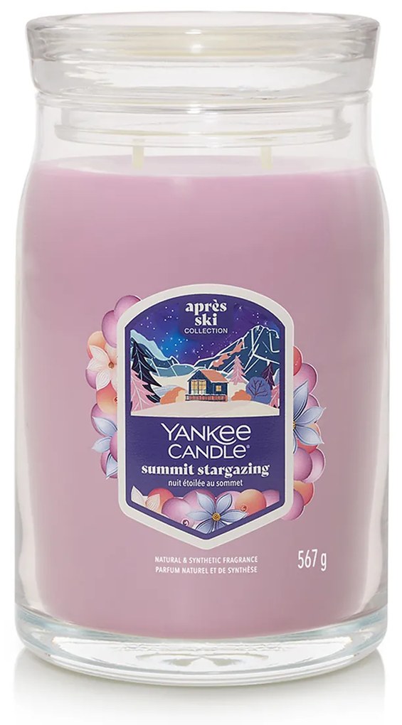 Yankee Candle Duża świeca zapachowa Signature Summit Stargazing, 567 g, L