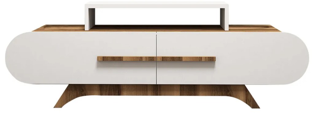 Stolik pod telewizor Rose Walnut White