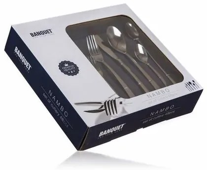 Banquet Zestaw sztućców ze stali nierdzewnej NAMBO, 48 szt.