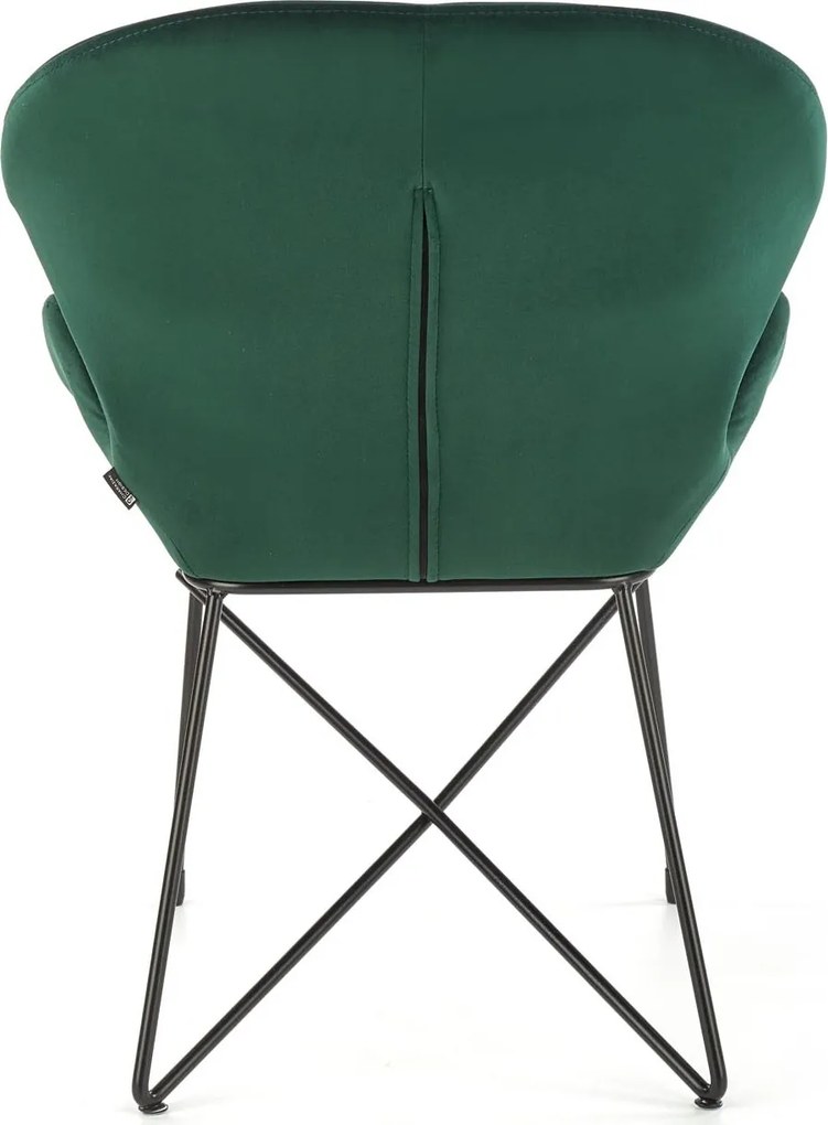 Designerskie krzesło z siedziskiem typu uszak K458