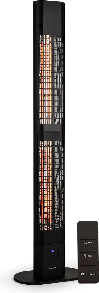 Blumfeldt Dualis Heat 3000W Promiennik Podczerwieni Czarny