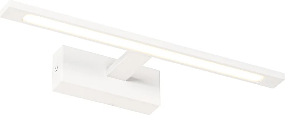 Lampa ścienna biała 41,5 cm w komplecie z LED IP44 - Jerre