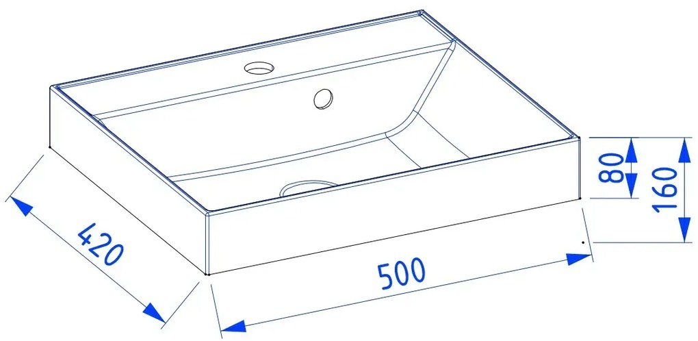 Szafka pod umywalkę HARMO 50 cm szaro-zielony półmat KROFAM
