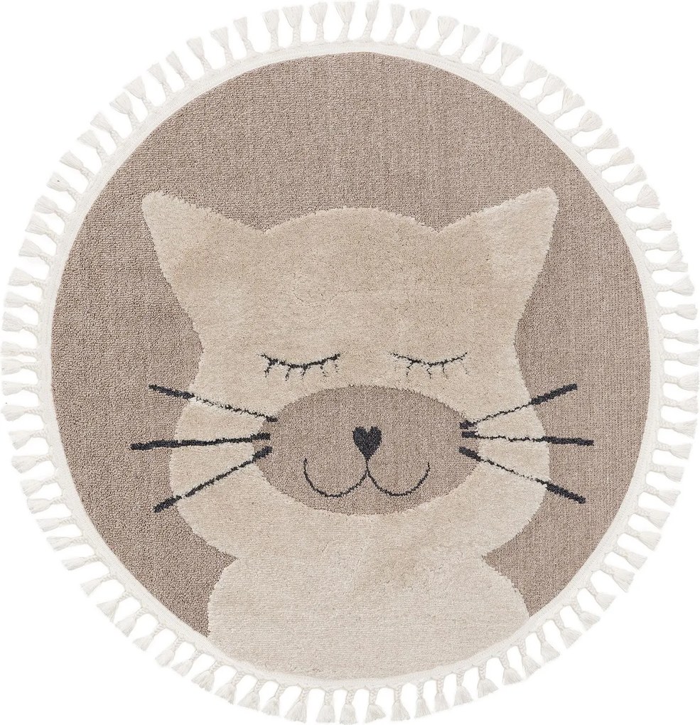 Dywan do pokoju dziecięcego z motywem kota MOMO