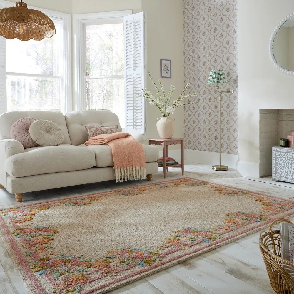 Wełniany dywan tkany ręcznie 160x230 cm Elise Floral – Flair Rugs
