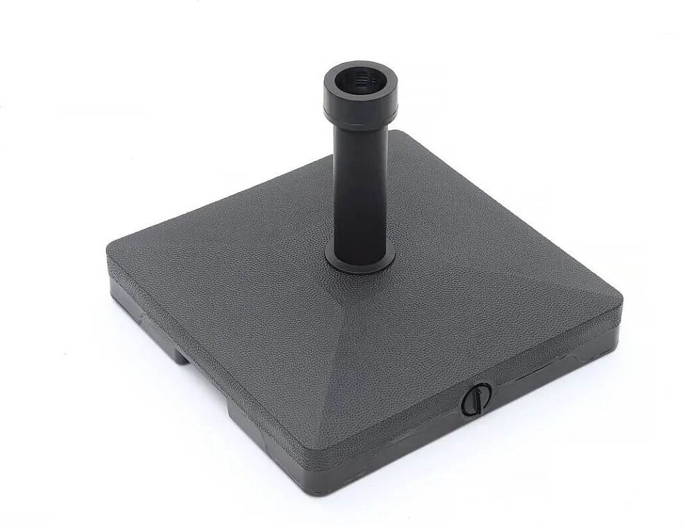 Obciazone nogi parasola z kólkami - czarne